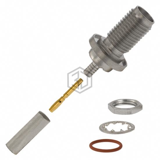 225608-4 - TE Connectivity AMP Connectors - Coaxial Connectors (RF)