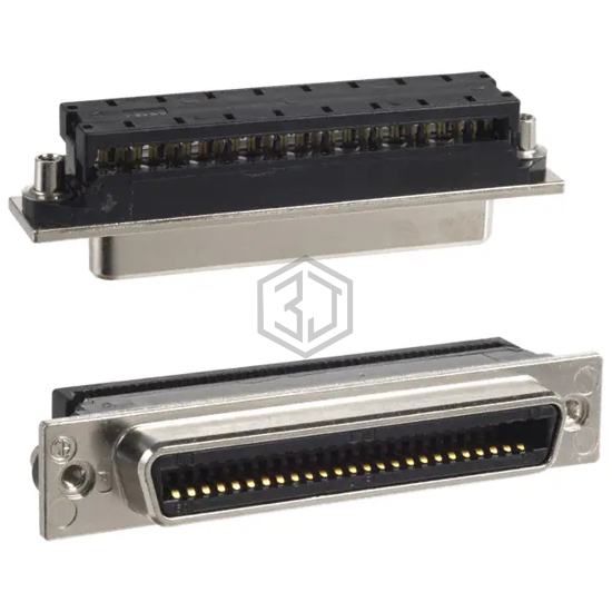 5554436-2 - TE Connectivity AMP Connectors - D-Shaped Connectors - Centronics