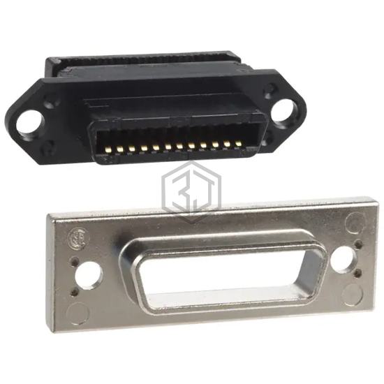 5554349-1 - TE Connectivity AMP Connectors - D-Shaped Connectors - Centronics