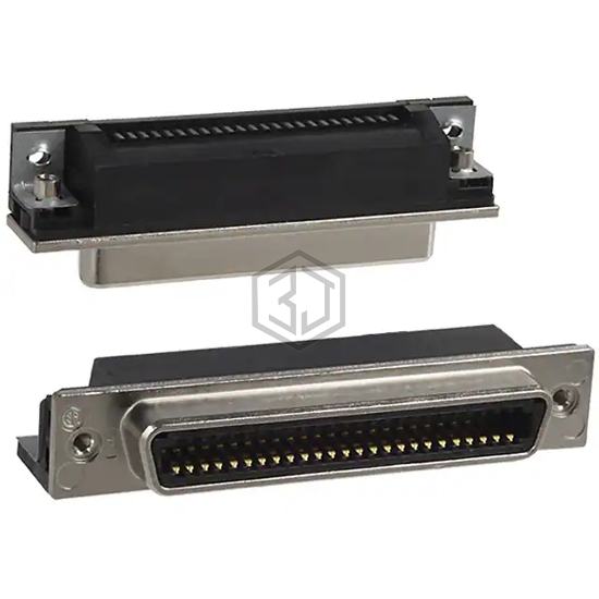 553813-3 - TE Connectivity AMP Connectors - D-Shaped Connectors - Centronics