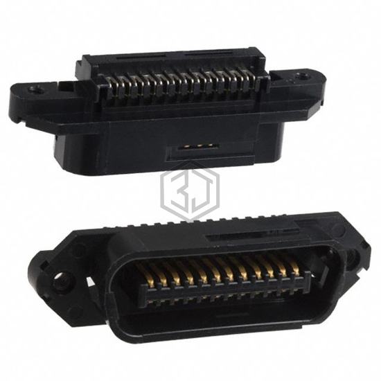 552301-1 - TE Connectivity AMP Connectors - D-Shaped Connectors - Centronics