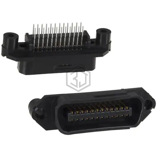 5552221-1 - TE Connectivity AMP Connectors - D-Shaped Connectors - Centronics