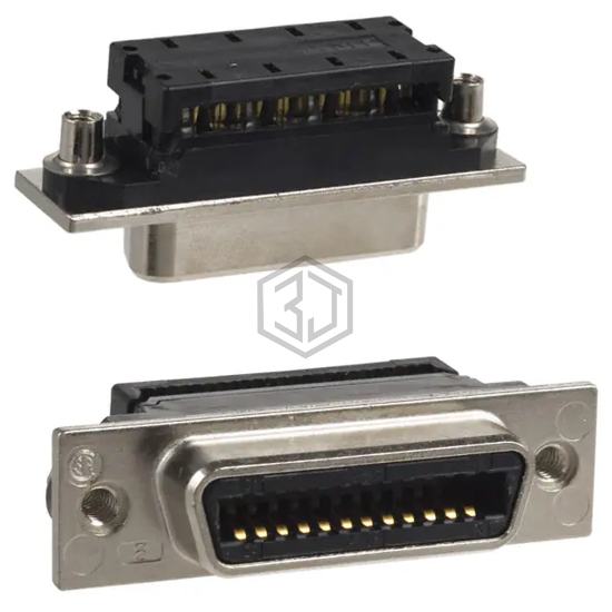 5554434-1 - TE Connectivity AMP Connectors - D-Shaped Connectors - Centronics