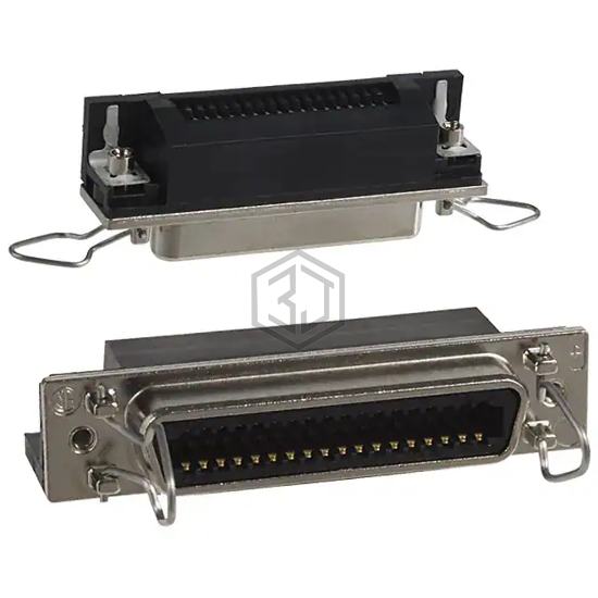5555119-1 - TE Connectivity AMP Connectors - D-Shaped Connectors - Centronics