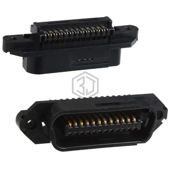 552443-1 - TE Connectivity AMP Connectors - D-Shaped Connectors - Centronics