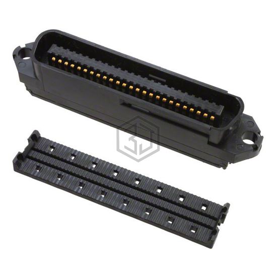 554105-1 - TE Connectivity AMP Connectors - D-Shaped Connectors - Centronics