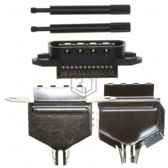 554948-4 - TE Connectivity AMP Connectors - D-Shaped Connectors - Centronics