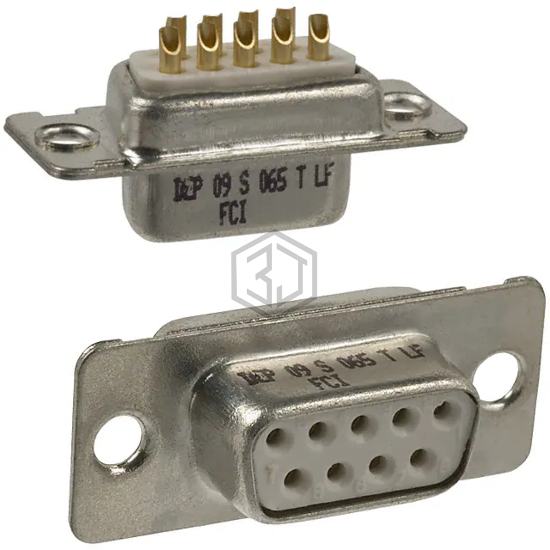 DEP09S065TLF - Amphenol ICC (FCI) - D-Sub Connectors