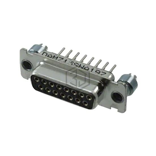DAMZ-15S-N-A197 - ITT Cannon, LLC - D-Sub Connectors