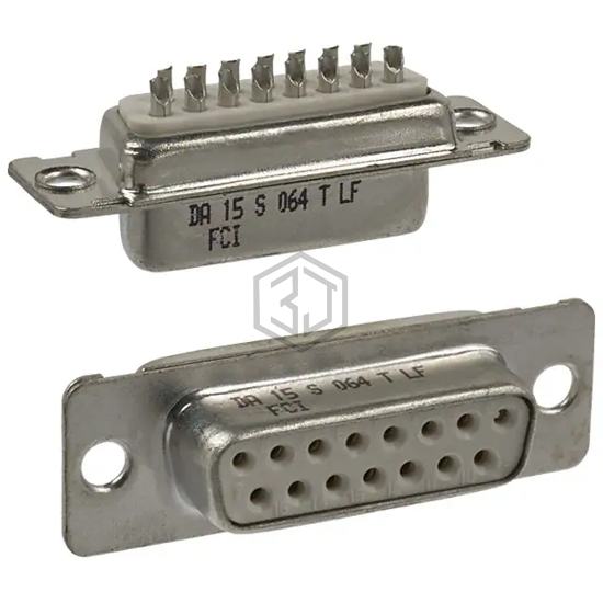 DA15S064TLF - Amphenol ICC (FCI) - D-Sub Connectors