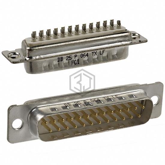 DB25P064TXLF - Amphenol ICC (FCI) - D-Sub Connectors
