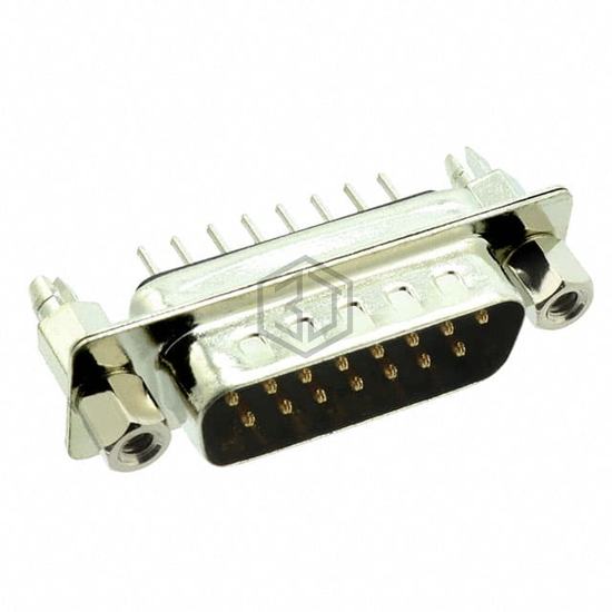 DA15-PT-1-BL-JS - Adam Tech - D-Sub Connectors