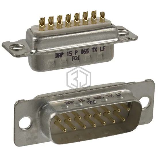 DAP15P065TXLF - Amphenol ICC (FCI) - D-Sub Connectors