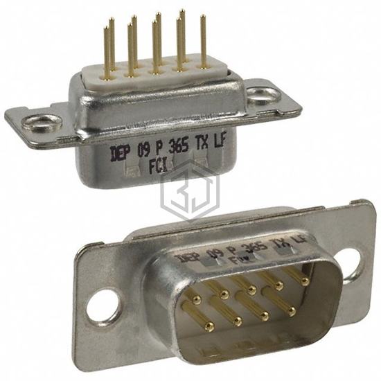 DEP09P365TXLF - Amphenol ICC (FCI) - D-Sub Connectors