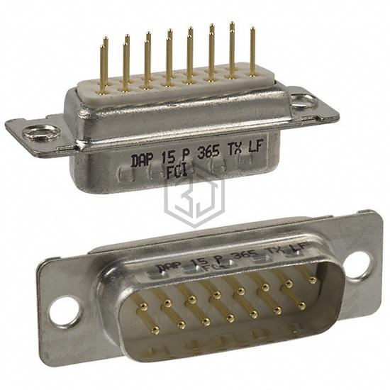 DAP15P365TXLF - Amphenol ICC (FCI) - D-Sub Connectors
