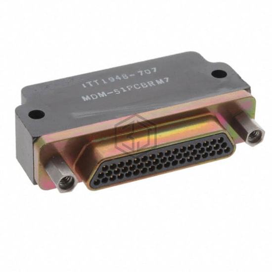 MDM-51PCBRM7 - ITT Cannon, LLC - D-Sub Connectors