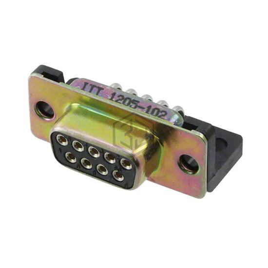 DEM-9S-D - ITT Cannon, LLC - D-Sub Connectors