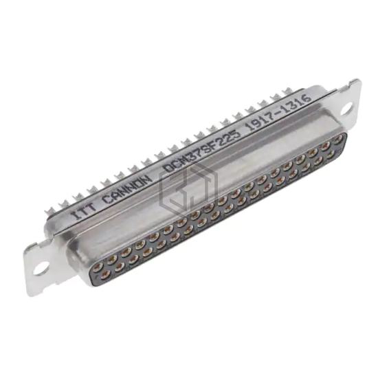 DCM37SF225 - ITT Cannon, LLC - D-Sub Connectors