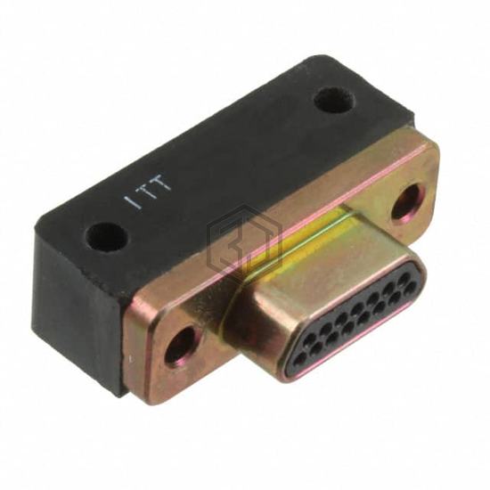 MDM-15PCBR-F222 - ITT Cannon, LLC - D-Sub Connectors