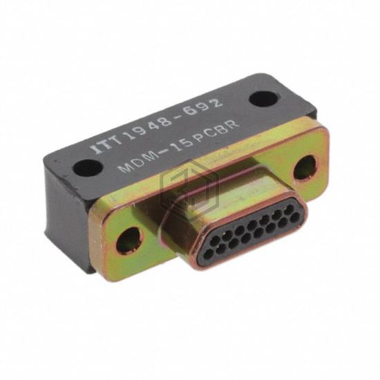 MDM-15PCBR - ITT Cannon, LLC - D-Sub Connectors
