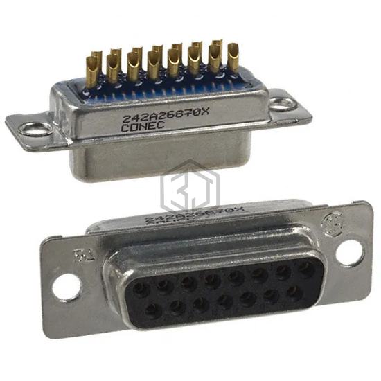 242A26870X - Conec - D-Sub Connectors