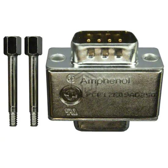 FCE17-E09AD-250 - Amphenol ICC (Commercial Products) - D-Sub, D-Shaped Connectors - Adapters