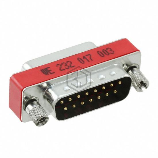 232017003 - Würth Elektronik - D-Sub, D-Shaped Connectors - Adapters