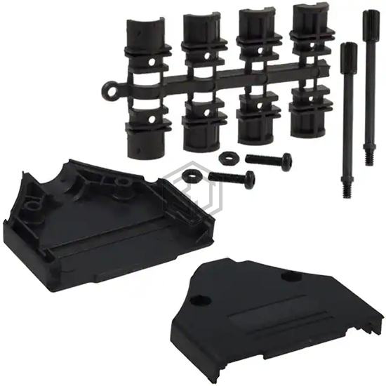 970-025-010R011 - NorComp Inc. - D-Sub, D-Shaped Connectors - Backshells, Hoods