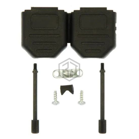 972-009-01SR011 - NorComp Inc. - D-Sub, D-Shaped Connectors - Backshells, Hoods