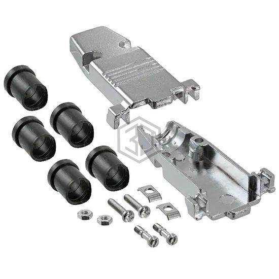 40-9709HMG - Cinch Connectivity Solutions AIM-Cambridge - D-Sub, D-Shaped Connectors - Backshells, Hoods