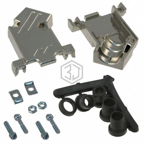 3357-6509-1C - 3M - D-Sub, D-Shaped Connectors - Backshells, Hoods
