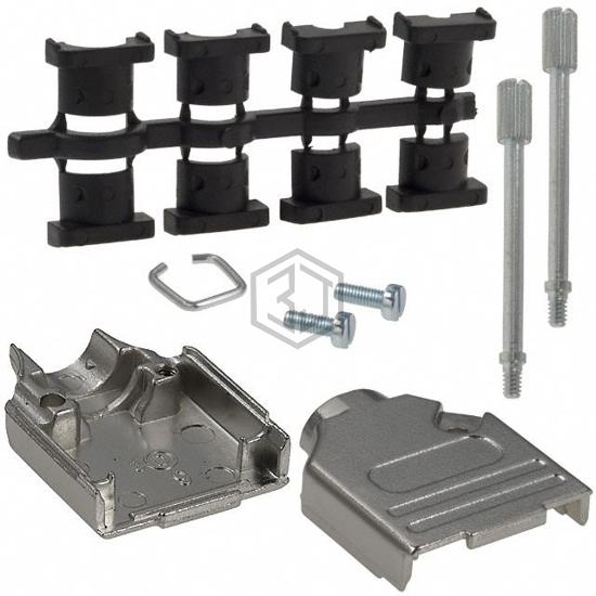 970-009-030R121 - NorComp Inc. - D-Sub, D-Shaped Connectors - Backshells, Hoods