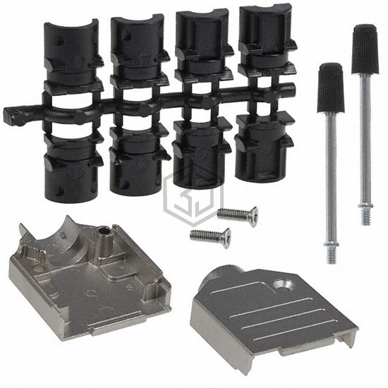 165X02609XE - Conec - D-Sub, D-Shaped Connectors - Backshells, Hoods