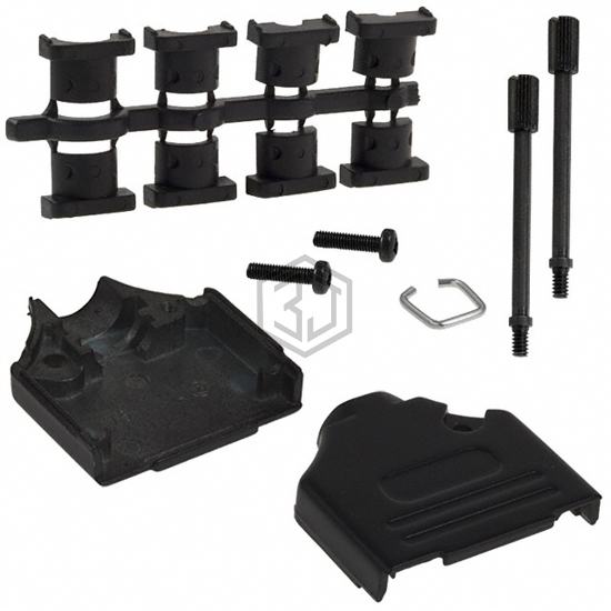 970-015-040R011 - NorComp Inc. - D-Sub, D-Shaped Connectors - Backshells, Hoods