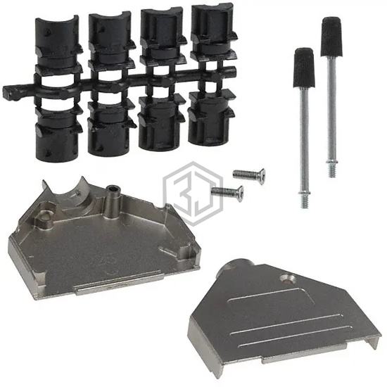 165X02629XE - Conec - D-Sub, D-Shaped Connectors - Backshells, Hoods