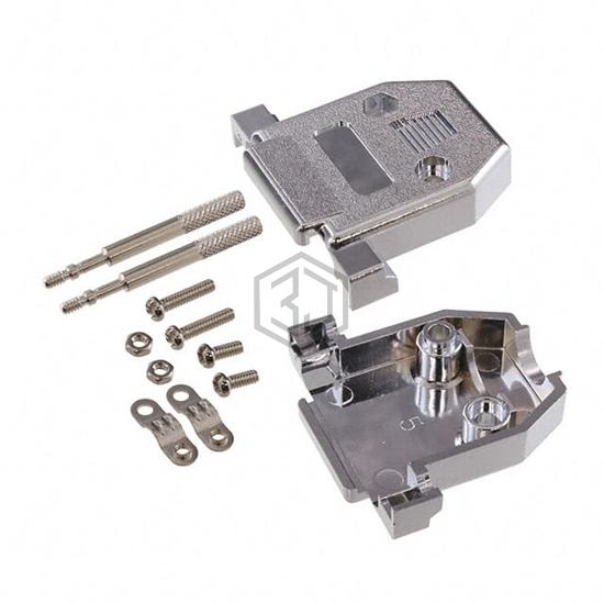 DA15-HD-PN-TS - Adam Tech - D-Sub, D-Shaped Connectors - Backshells, Hoods