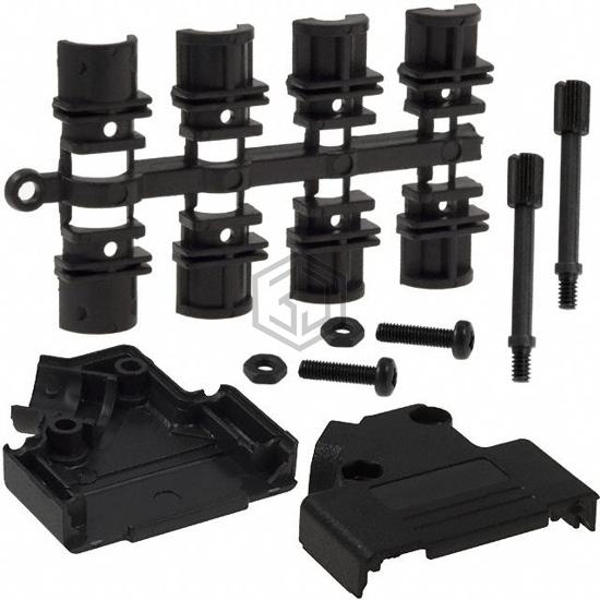971-015-010R011 - NorComp Inc. - D-Sub, D-Shaped Connectors - Backshells, Hoods