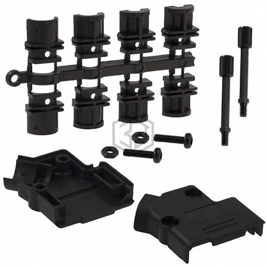 971-009-010R011 - NorComp Inc. - D-Sub, D-Shaped Connectors - Backshells, Hoods
