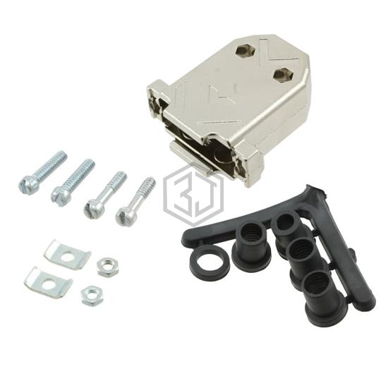 3357-6215-1C - 3M - D-Sub, D-Shaped Connectors - Backshells, Hoods