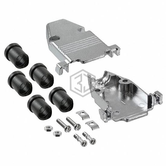 40-9715HMG - Cinch Connectivity Solutions AIM-Cambridge - D-Sub, D-Shaped Connectors - Backshells, Hoods