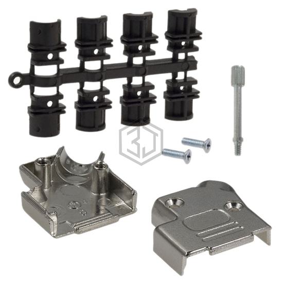 971-009-030R121 - NorComp Inc. - D-Sub, D-Shaped Connectors - Backshells, Hoods