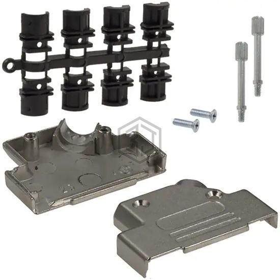 971-025-030R121 - NorComp Inc. - D-Sub, D-Shaped Connectors - Backshells, Hoods