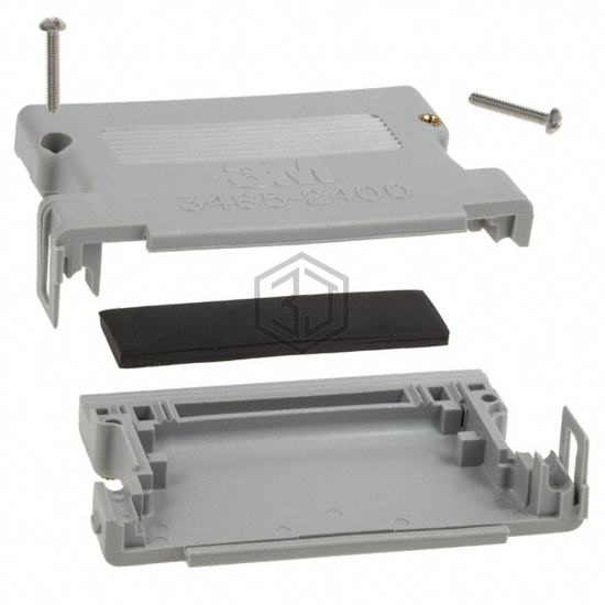 3485-2400F - 3M - D-Sub, D-Shaped Connectors - Backshells, Hoods