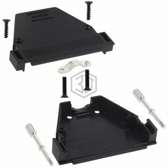 165X10179XE - Conec - D-Sub, D-Shaped Connectors - Backshells, Hoods