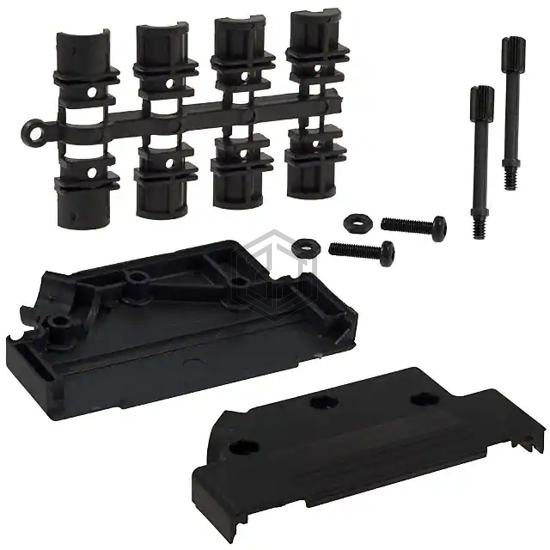 971-037-010R011 - NorComp Inc. - D-Sub, D-Shaped Connectors - Backshells, Hoods