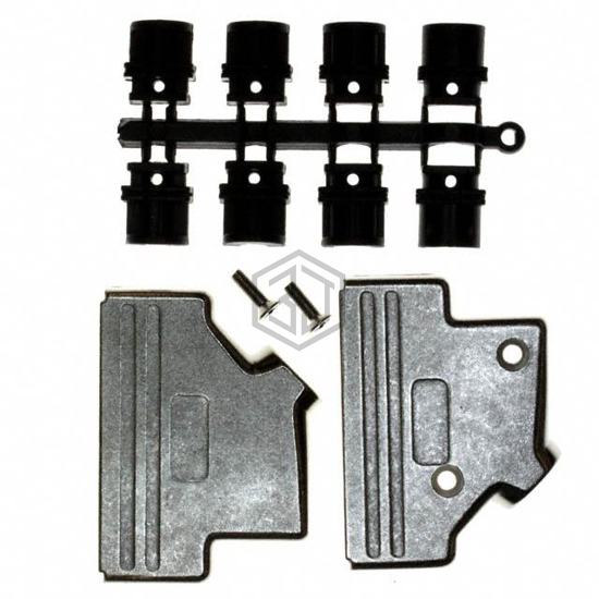 954-025-030R121 - NorComp Inc. - D-Sub, D-Shaped Connectors - Backshells, Hoods