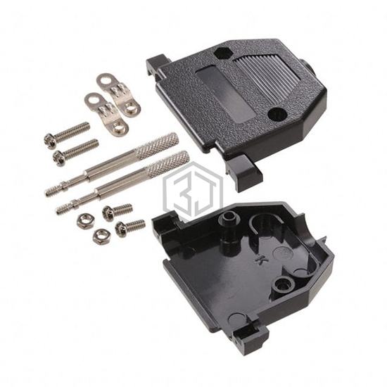 DB25-HD-PB-TS - Adam Tech - D-Sub, D-Shaped Connectors - Backshells, Hoods