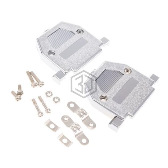 DB25-HD-PN-SS - Adam Tech - D-Sub, D-Shaped Connectors - Backshells, Hoods