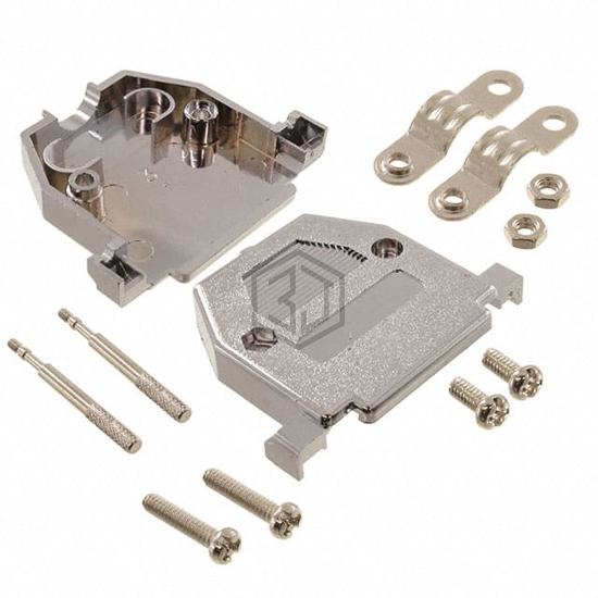DB25-HD-PN-TS - Adam Tech - D-Sub, D-Shaped Connectors - Backshells, Hoods