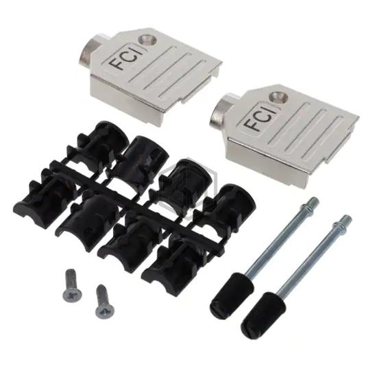 8655MH0902BKLF - Amphenol ICC (FCI) - D-Sub, D-Shaped Connectors - Backshells, Hoods
